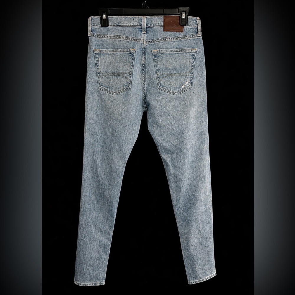Hollister Men’s Skinny Jeans - Light Wash - Distressed - 29x30